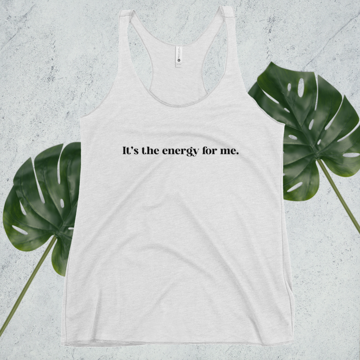 Match My Energy Graphic Racerback