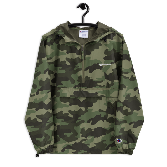 Embroidered "Medusiaga"Champion Packable Jacket- Unisex