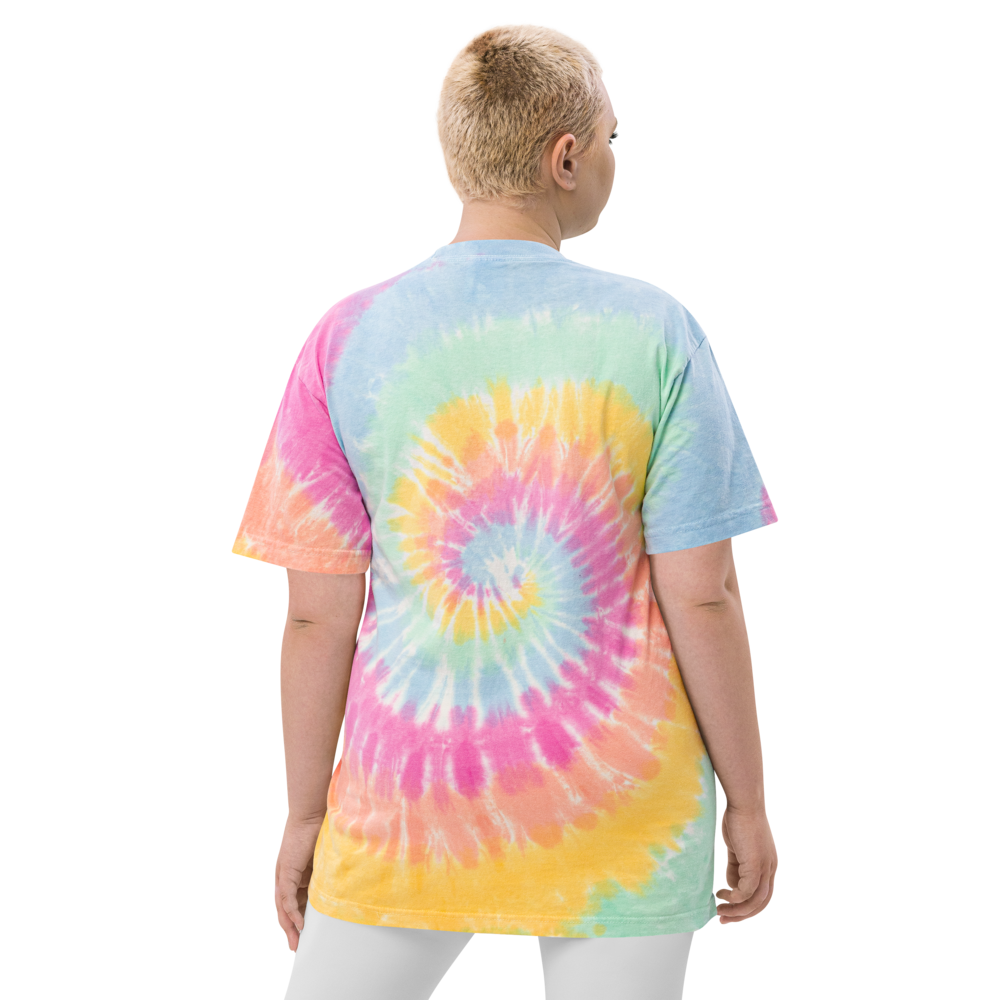 Oversized Tie-Dye "Stop The War" T