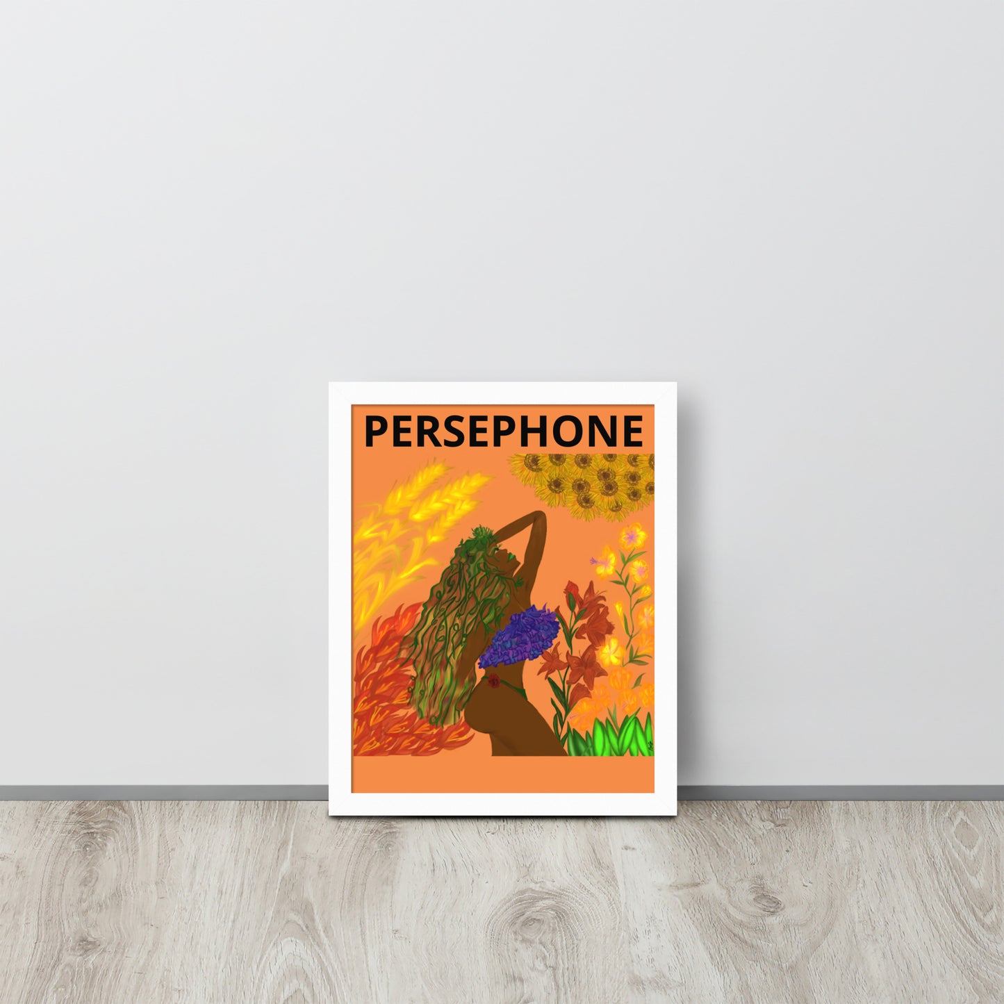 The Goddess Persephone Framed Poster