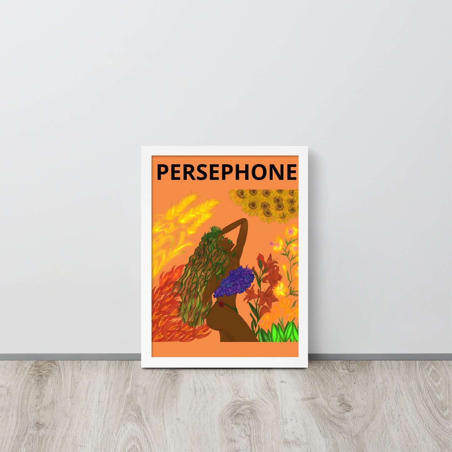 The Goddess Persephone Framed Poster