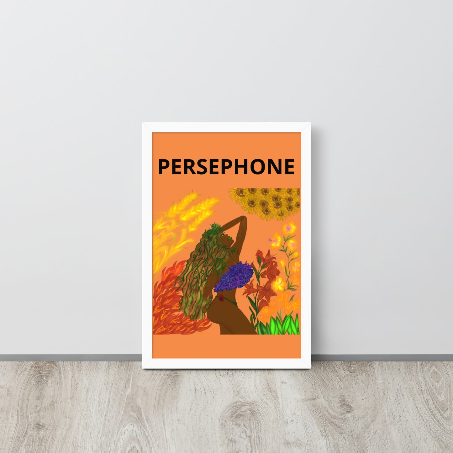 The Goddess Persephone Framed Poster