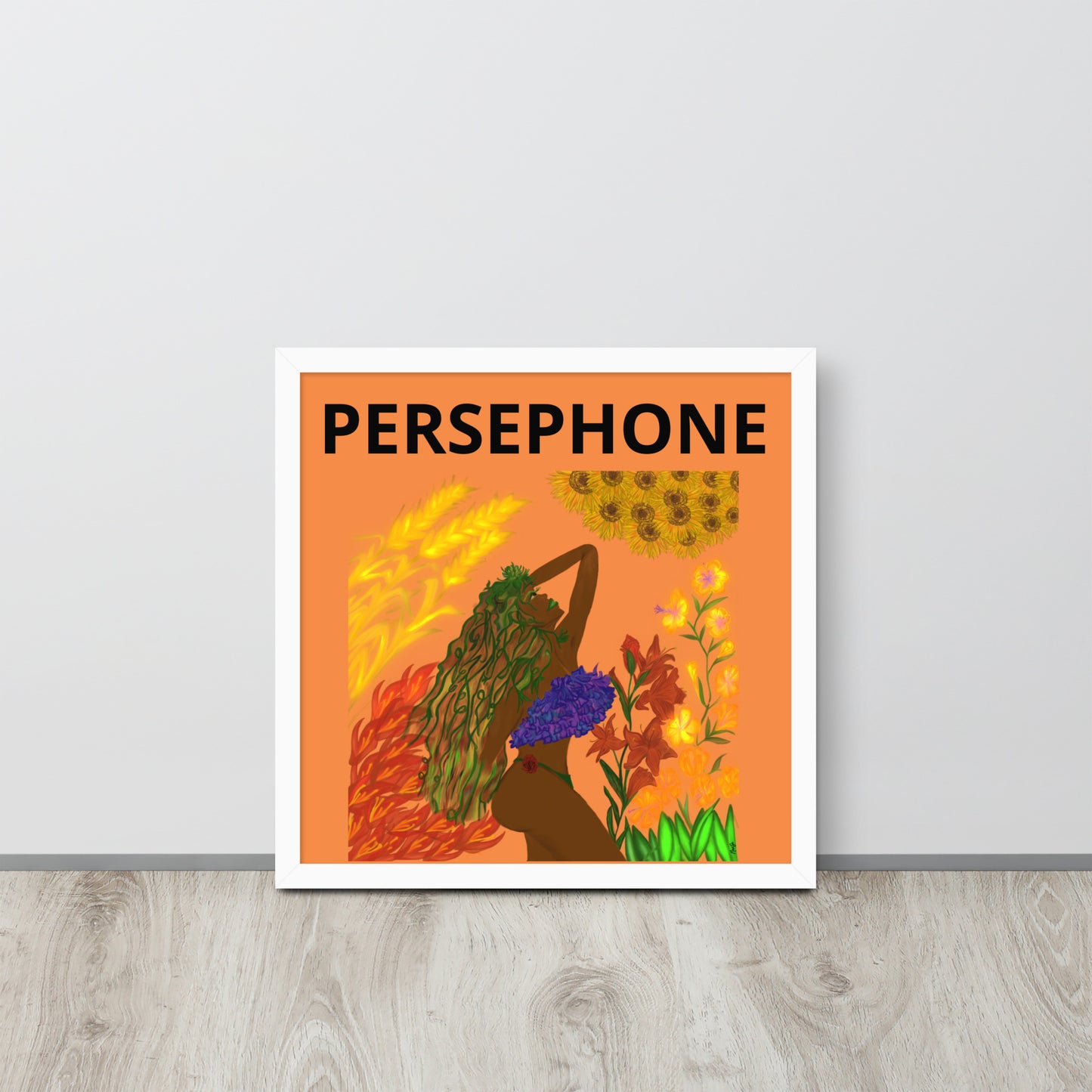 The Goddess Persephone Framed Poster