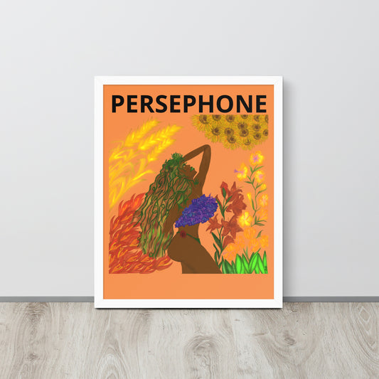 The Goddess Persephone Framed Poster